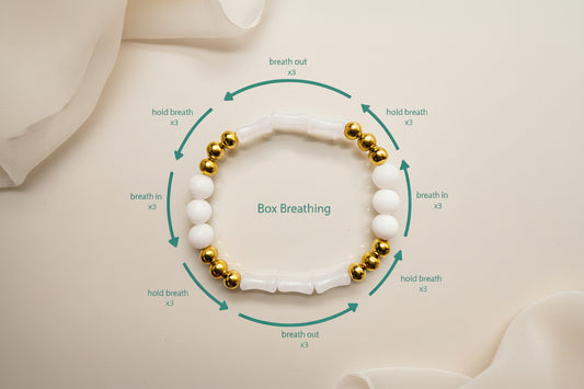 Box Breathing Bracelet | My Sparkling Corner