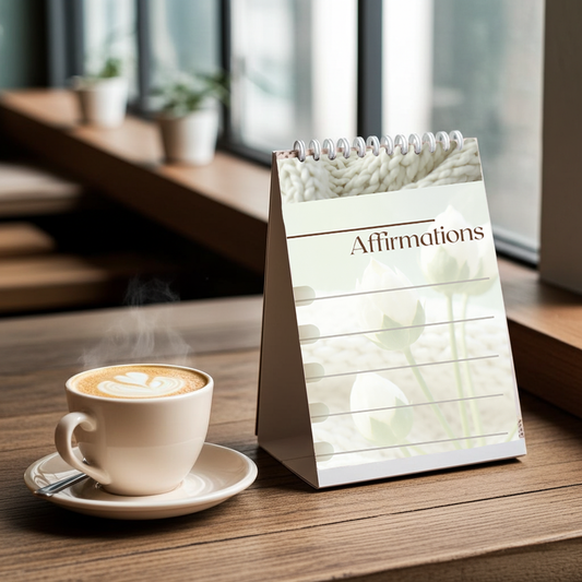 Positive Affirmations Standing Desk Journal | Positive morning affirmations - My Sparkling Corner