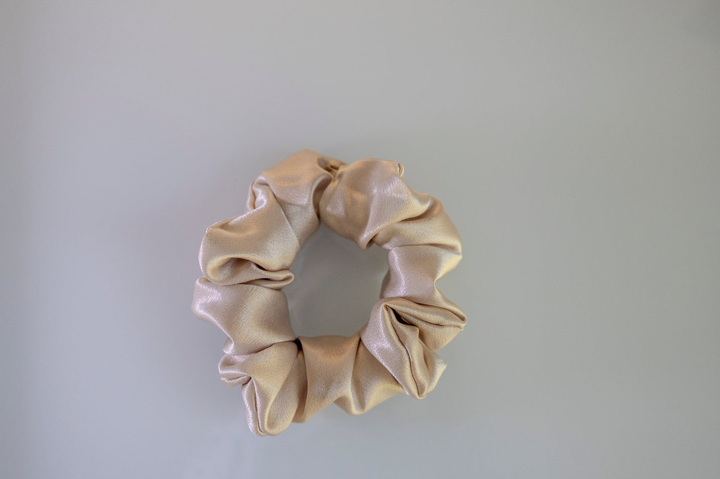 Satin Scrunchie | Elegant Champagne | small - My Sparkling Corner