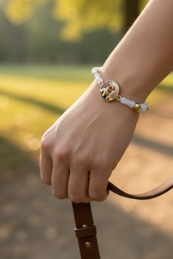 Gratitude Bracelet | Natural Stone | White | My Sparkling Corner