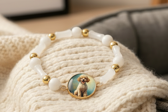 Gratitude Bracelet | Natural Stone | White | My Sparkling Corner