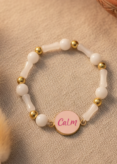 Calm Bracelet — Your Quiet Reminder to Breathe, Slow Down & Come Back to Yourself