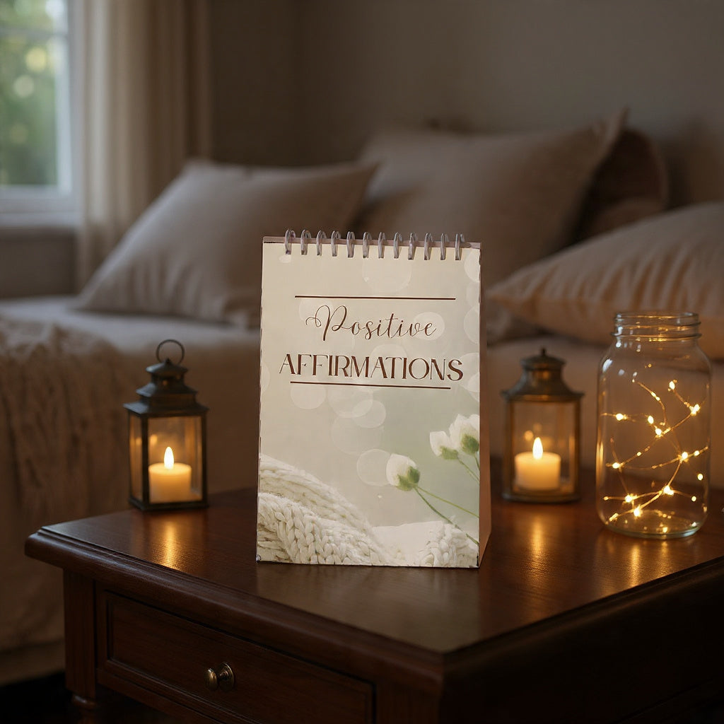 Positive Affirmations Standing Desk Journal | Positive morning affirmations - My Sparkling Corner