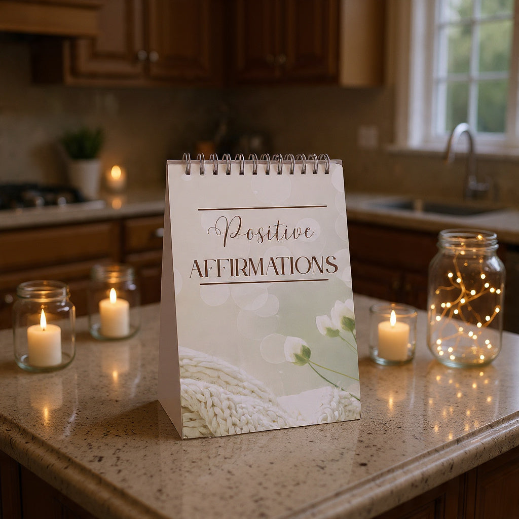 Positive Affirmations Standing Desk Journal | Positive morning affirmations - My Sparkling Corner
